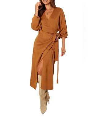 NWT Petal & Pup Nova Wrap Sweater Dress M/L